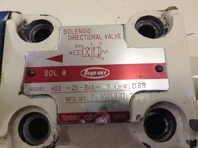 Used TOYOOKI KOGYO HD3-2S-BCA-03A-WDD2S Valves/Fittings Michigan US | Ideal Machinery #1304245