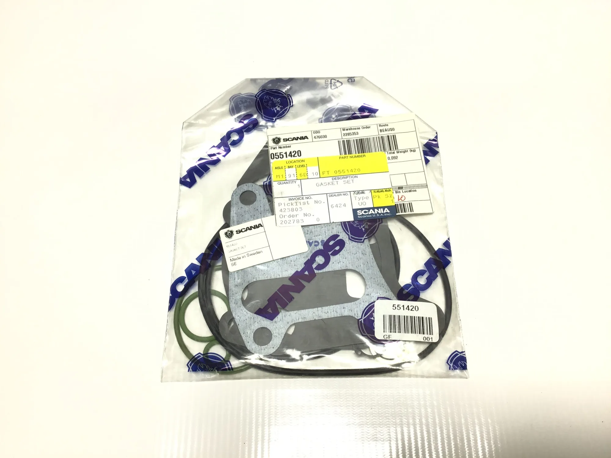 Scania 0551420 Gasket Set
