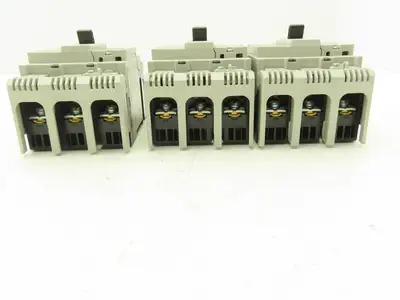 Fuji BW50RAGU3P015 3-Pole Auto Circuit Breaker 15A 500V 3Ph Molded Case Lot of 3