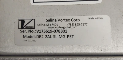 USED SALINA VORTEX DR2-2AL-SL-MG-PET