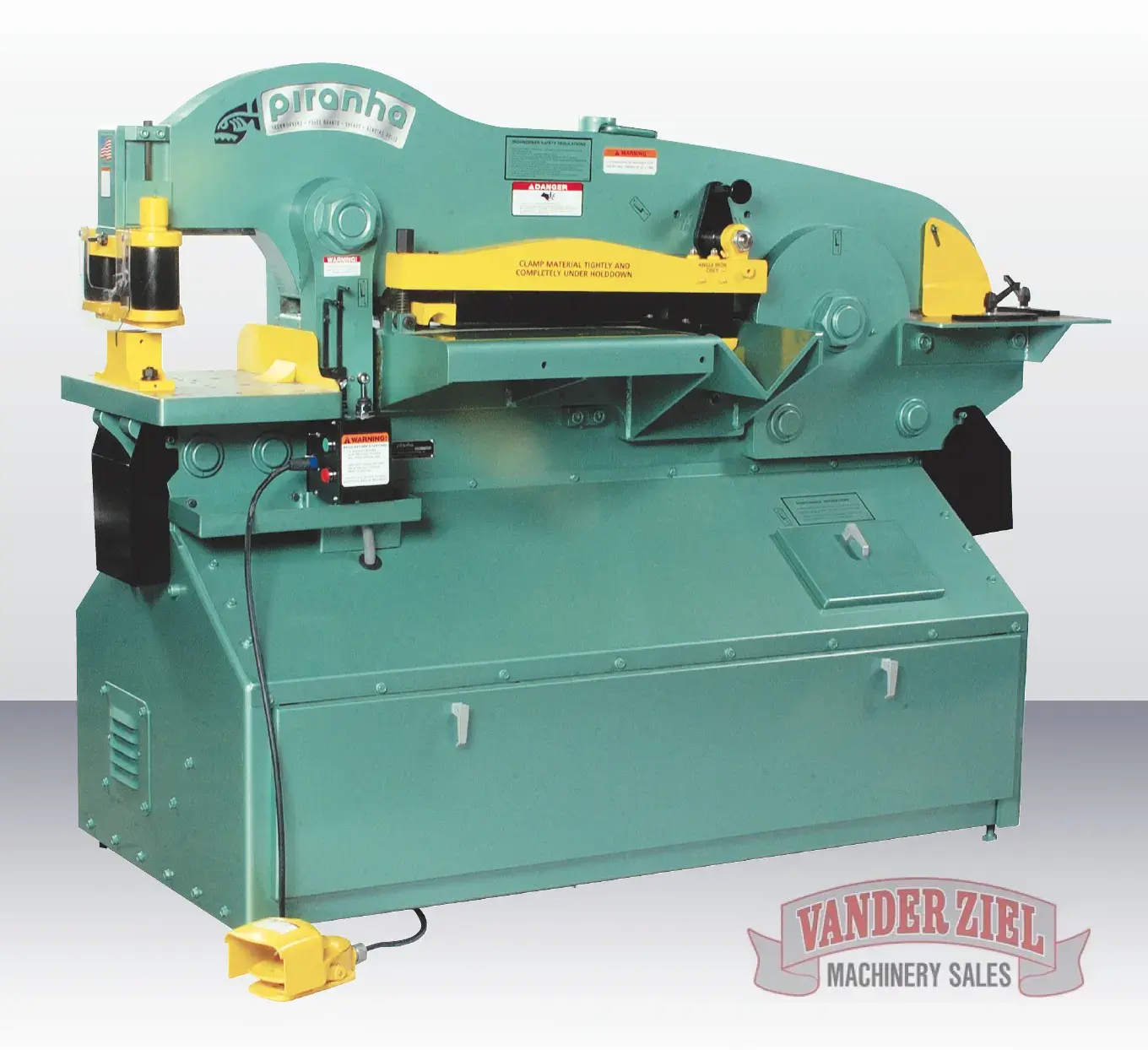 New | in-Stock PIRANHA P-140 Ironworkers Michigan US | Vander Ziel Machinery Sales #480123