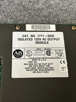 Used Allen-Bradley 1771-0DD Misc Electrical & Power Parts California US | Davliegogo LLC #1710566