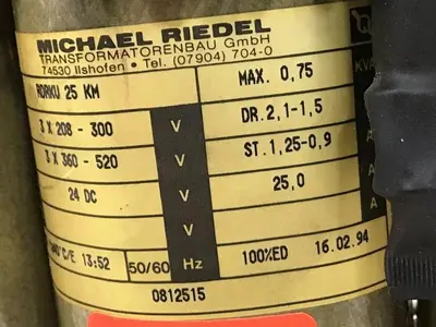 USED GENERAL ELECTRIC RDRKU 25 KM