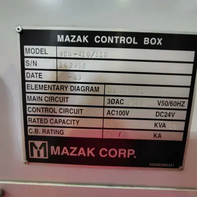 2003 MAZAK NEXUS 510C Machining Centers, Vertical | Asset Exchange Corporation (5)