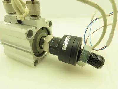 SMC CDQ2B50-30DM Compact Air Cylinder 50mm Bore 30mm Stroke