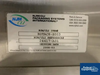 USED NJM NJM Rotary Capper, model ROTAC8-S003