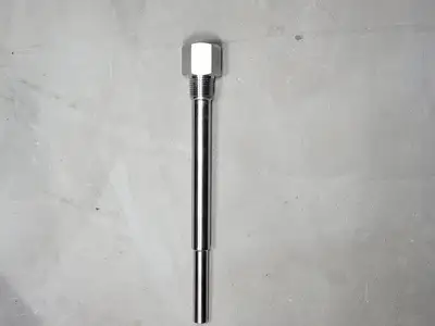 Thermowell 1/2"X1/2" for 9" STEM, 304SS, U=7.5" (Bag of 3)