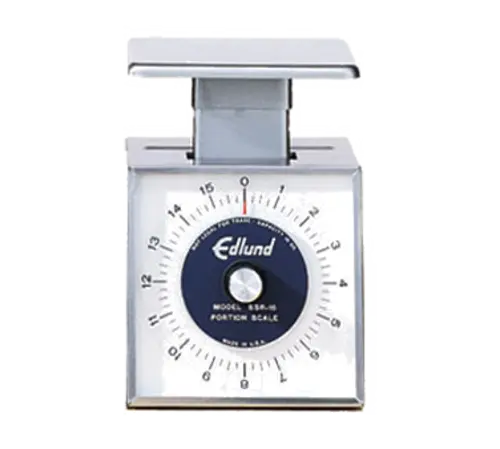 Edlund SSR-16 Top Loading Scale 16 oz x 1/4 oz Vertical Face Portion Dial Type