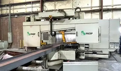FICEP 1001 DDB DRILL & K100 SAW LINE. STOCK #1006125