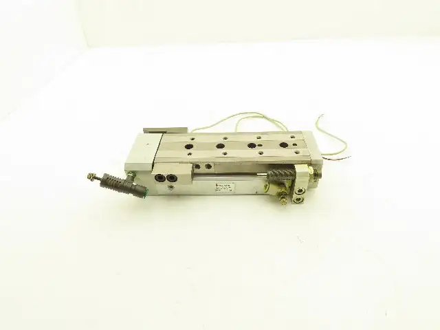 SMC MXQ25-100BSR Pneumatic Air Slide Table End Lock Cylinder 25mm x 100mm Stroke