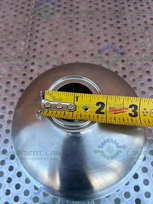 USED GLACIER TANKS B3115MP-G600-150 BOWL REDUCER 1 1/2" TO 6" SANITARY FITTINGS