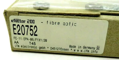 NEW EFECTOR IFM FE-11-EPA-M6/F1X1/2M THROUGH-BEAM SENSOR E20752 FE11EPAM6F1X12M1
