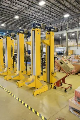 80,000 LBS WHITING MODEL #SCM-100F.4 PORTABLE RAIL ROAD LIFT JACKS, 2015: STOCK #23685