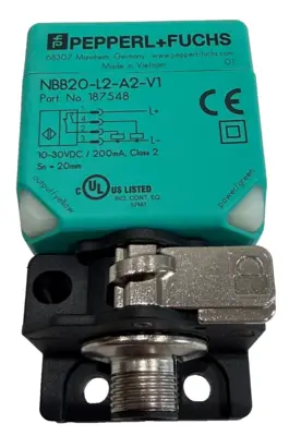 NEW PEPPERL+FUCHS NBB20-L2-A2-V1 INDUCTIVE SENSOR 187548 NBB20L2A2V1
