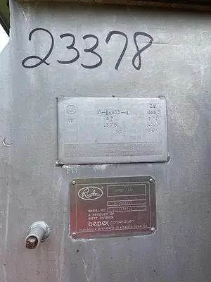USED 1985 RIETZ BEPEX RIBBON BLENDER SURGE TANK C-46-K3210