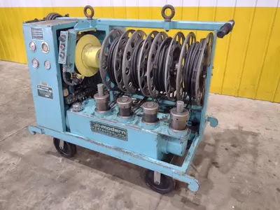 40 TON MODERN HYDRAULICS 4 CYLINDER PORTABLE HYDRAULIC DIE SETTING & SEPARATING SYSTEM: STOCK #23775