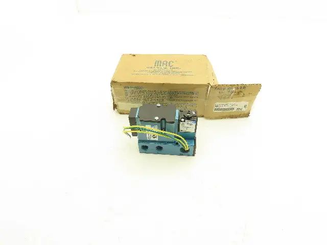 MAC 6211C-211-PM-111DA Pneumatic Single Solenoid Valve 120V 3/8"NPT Manifold