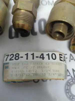 New | in-Stock PARKER 728-11-410 EA Hoses Ohio US | Surplus Asset Holdings #1238606