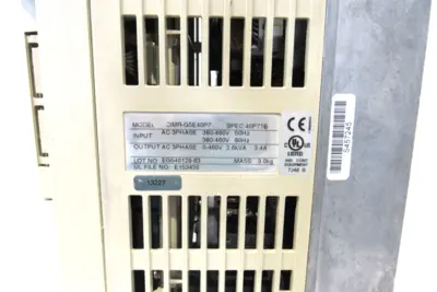 USED SAFTRONICS CIMR-G5E40P7 AC DRIVE CIMRG5E40P7