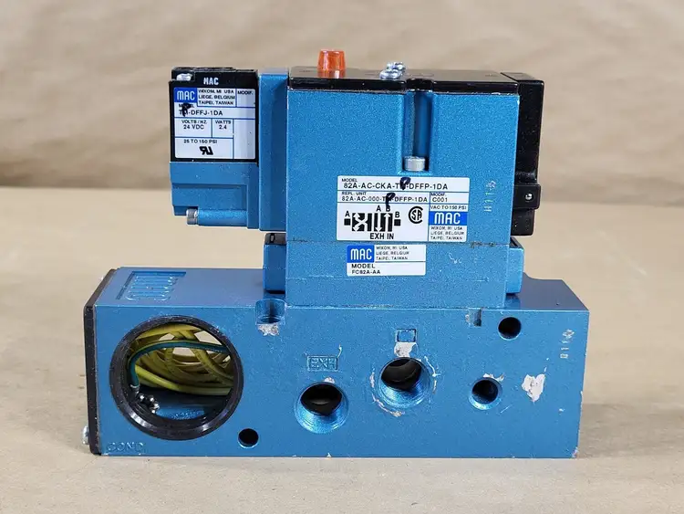 Used MAC 82A-AC-CKA-TP-DFFP-1DA Parts (Hydraulics and Pneumatics) British Columbia CA | Lenmark #264624