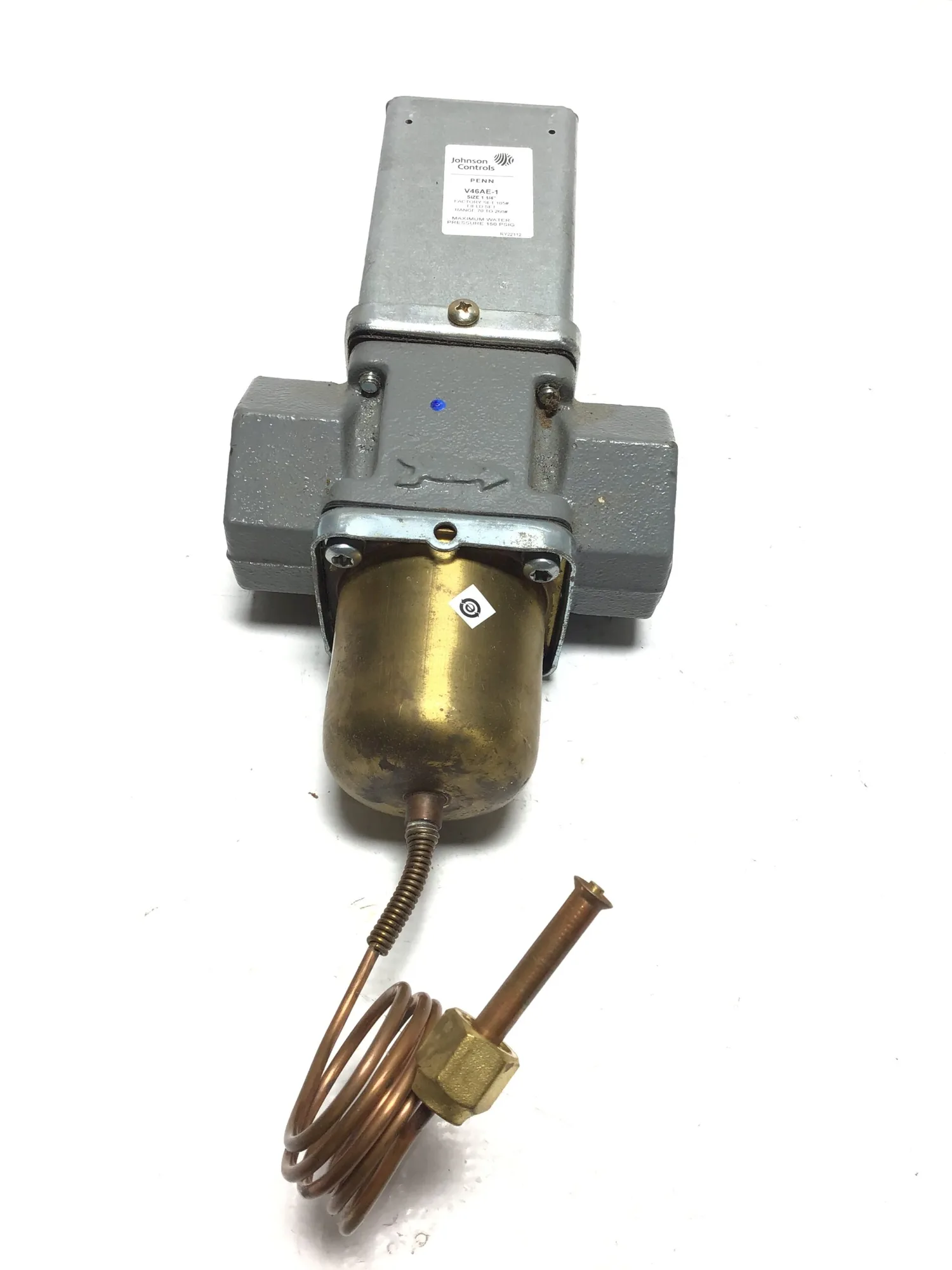 Johnson Controls V46AE-1 Pressure-Actuated Water-Regulating Valve 1-1/4″NPT