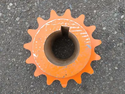 Roller Chain Sprocket HD140C15, Double, Size 140, 15 Teeth