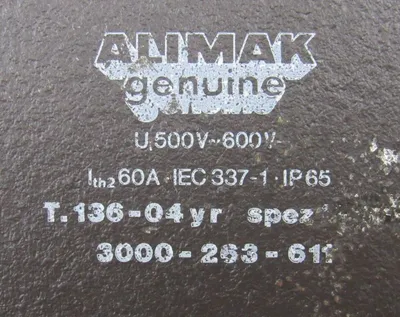 NEW ALIMAK T.136-04YR VALVE 3000-263-611 T13604YR