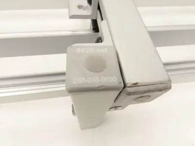 Dorner 2200 Series 18"W x 60"L Conveyor Bed Lane Guides Adj Small Parts Divider