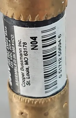 Bussmann FRN-R-1/4 Fusetron Element Time-Delay Fuse Loc4B27