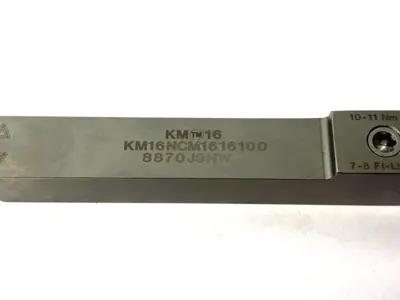 USED KENNAMETAL KM MICRO™ CLAMPING UNIT SQUARE SHANK W/ CUTTING UNIT
