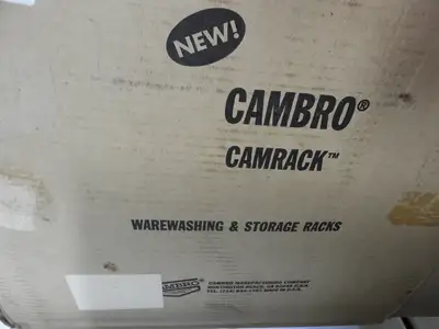 New | in-Stock Cambro New Cambro 16S800151 Camrack Soft Gray 16 Compartment Glass Washing Rack Food, Restaurant, & Bakery Parts & Accessories Illinois US | Falcon Restaurant Supply #1376527