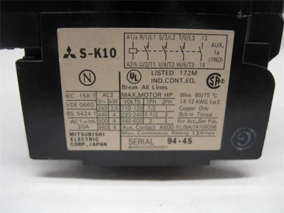 USED MITSUBISHI S-K10