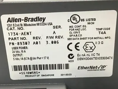 USED ALLEN BRADLEY 1734-AENT