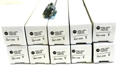 LOT OF 10 ALLEN-BRADLEY 802T-W3B SER.B OPERATING LEVER ROD 802TW3B