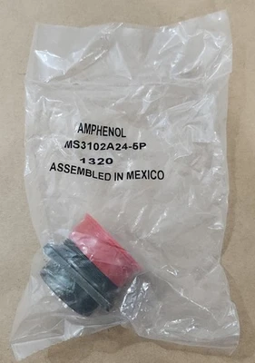 NEW Amphenol MS3102A24-5P
