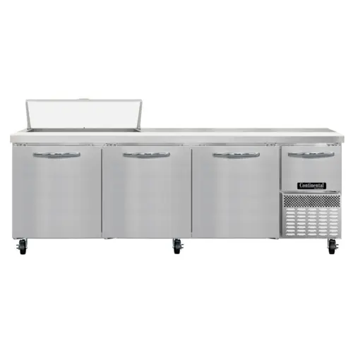 Continental RA93SN10 93" Sandwich/salad Prep Table W/ Refrigerated Base, 115v