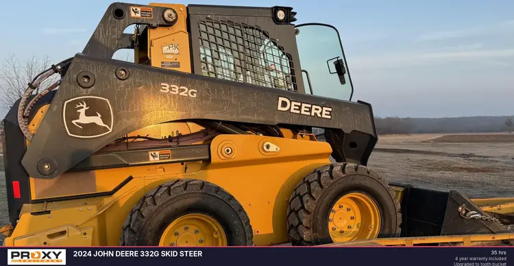 Used 2024 JOHN DEERE 332G Skid Steer Loaders Oklahoma US | Proxy Equipment #1381798