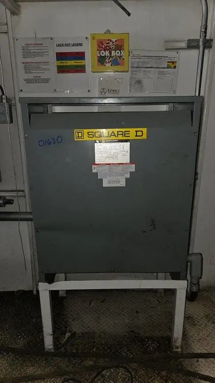 Used SQUARE D COMPANY 75 KVA TRANSFORMER Switchgears Saskatchewan CA | Chad Equipment #466998