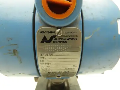 Rosemount 1151DP3E22B1DF/1151-150-2 Pressure Transmitter -30 to 0"H2O 2000psi