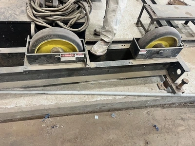 USED LINCOLN ELECTRIC SUB ARC MANIPULATOR SYSTEM W/ PANDJIRIS S-160 & LINCOLN ELECTRIC 1000 SD POWERWAVE POWER SOURCE