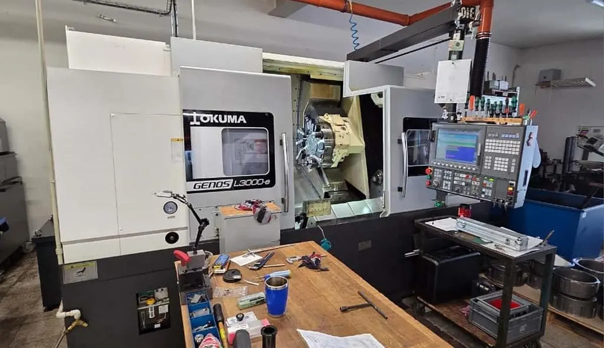 Used 2021 OKUMA GENOS L3000-E CNC Lathes CZ | Amaron s.r.o. #1056674