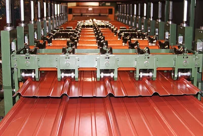 Pre-Cut with Flying Shear Roof Panel Roll Forming Machine in Kansas, USA