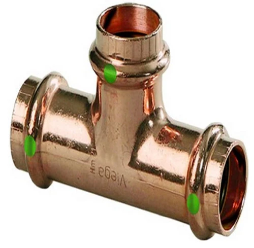 Viega 15463 1-1/2" x 1" x 1-1/2" ProPress Copper Tee [New]