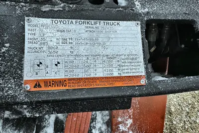 Used 2002 TOYOTA 7FGCU25 Misc Forklifts North Dakota US | Proxy Equipment #1377686