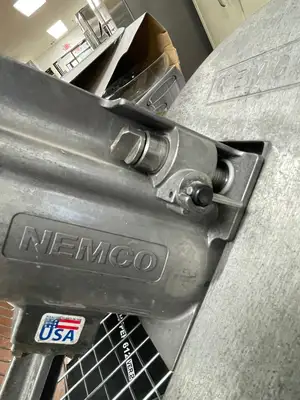 Used Nemco Used Nemco 55200AN Stainless Steel Manual Food Slicer Slicers / Dicers / Cutters Illinois US | Falcon Restaurant Supply #1376004