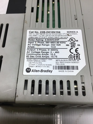 Baldor 013002 General Purpose Industrial Motor 3/4HP 230/460V 1725RPM 3PH Class B
