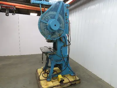 E W Bliss 19C Mechanical OBI Punch Press 19 Ton 2" Stroke 6" Throat 2Hp 3Ph