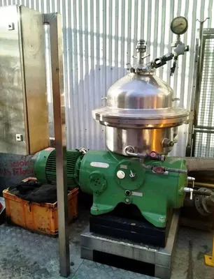 Westfalia SAMR 5036 wine/juice clarifier centrifuge, 316SS.
