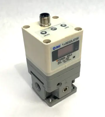 Used SMC Electro-Pneumatic Regulator, 2000 Size, 0~10VDC Input Air Pressure Regulators Michigan US | Maverick Industrial Sales #1394282