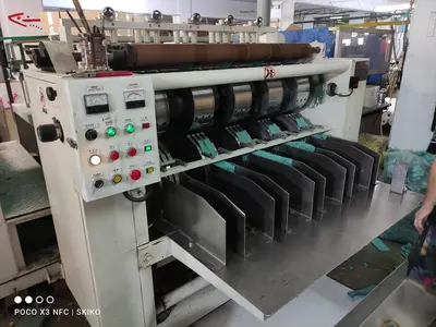 7.5"(190cm) HINLI C-FOLD NAPKIN MACHINE WITH SINGLE COLOR PRINTER WITH EMBOSSING